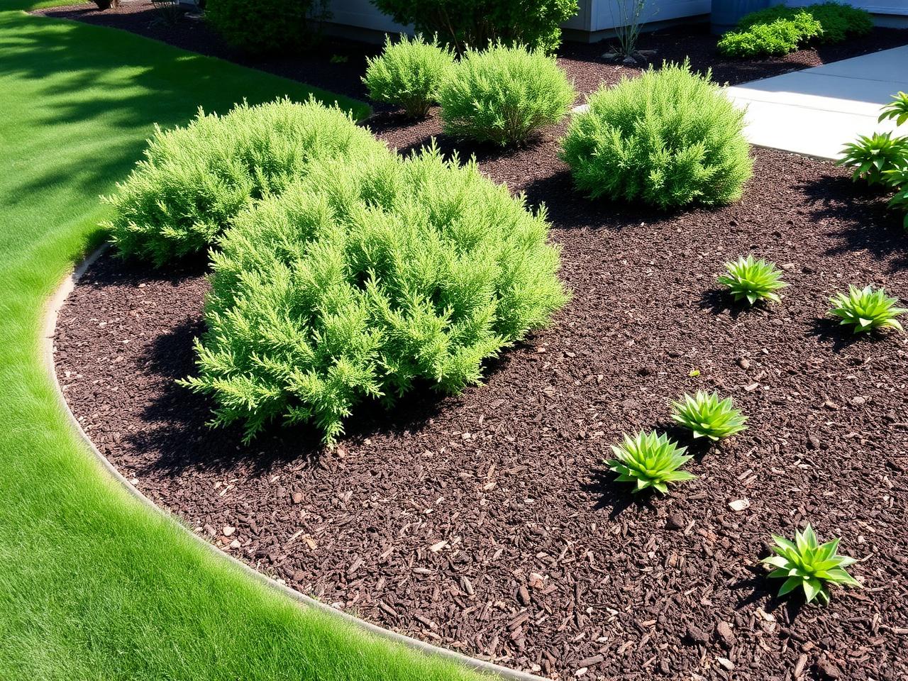 After: Front bed refresh